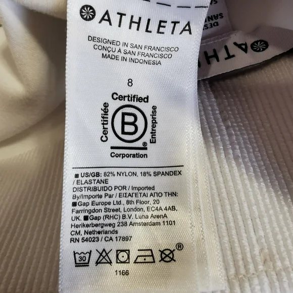 Athleta Glacier Snow Skinny II Cold Weather Water-Repellent Leggings White Sz 8 - Picture 7 of 8